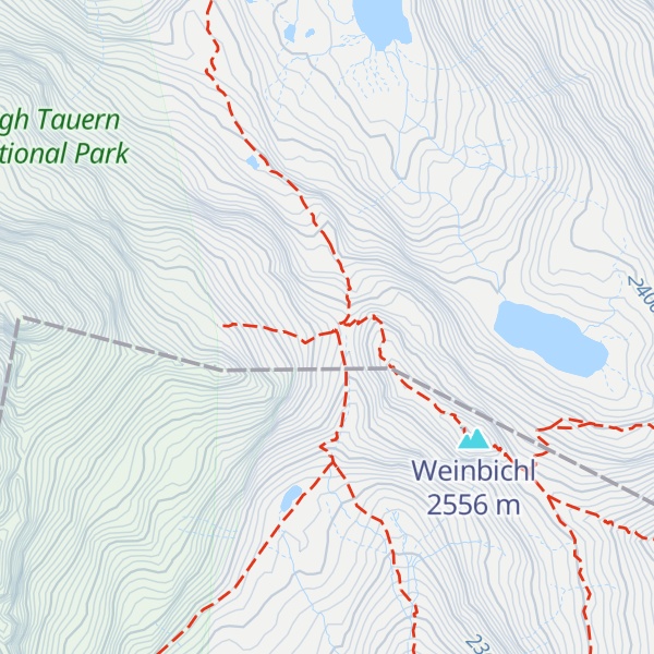 Map of St. Pöltner Hütte