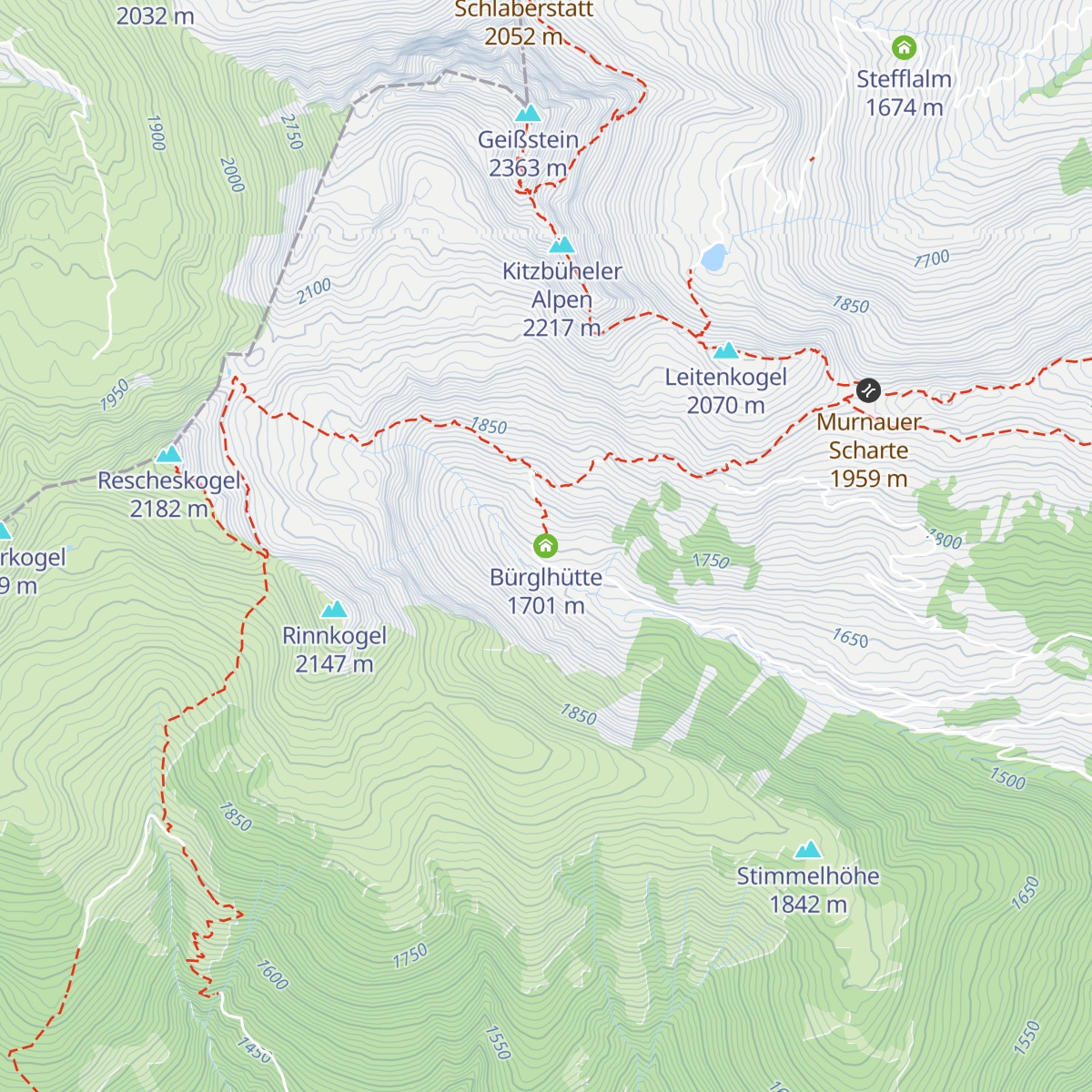 Bürglhütte map