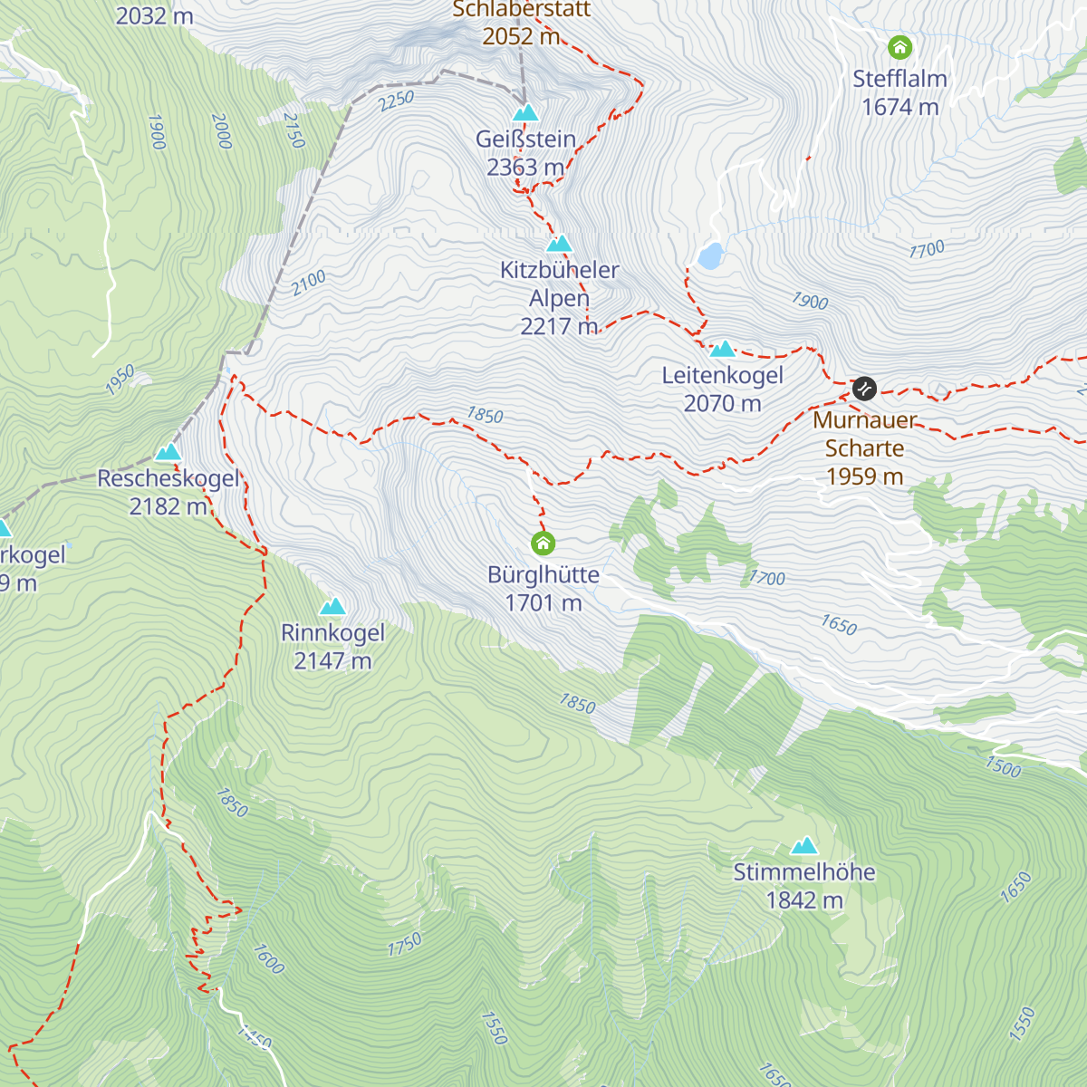 Bürglhütte map