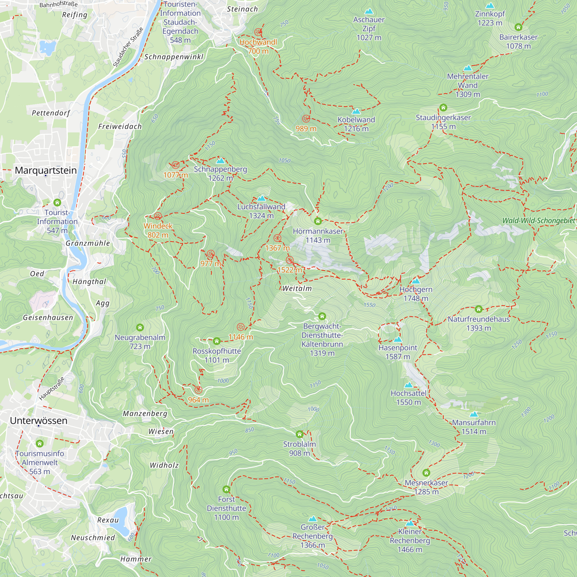 Gattererkaser map