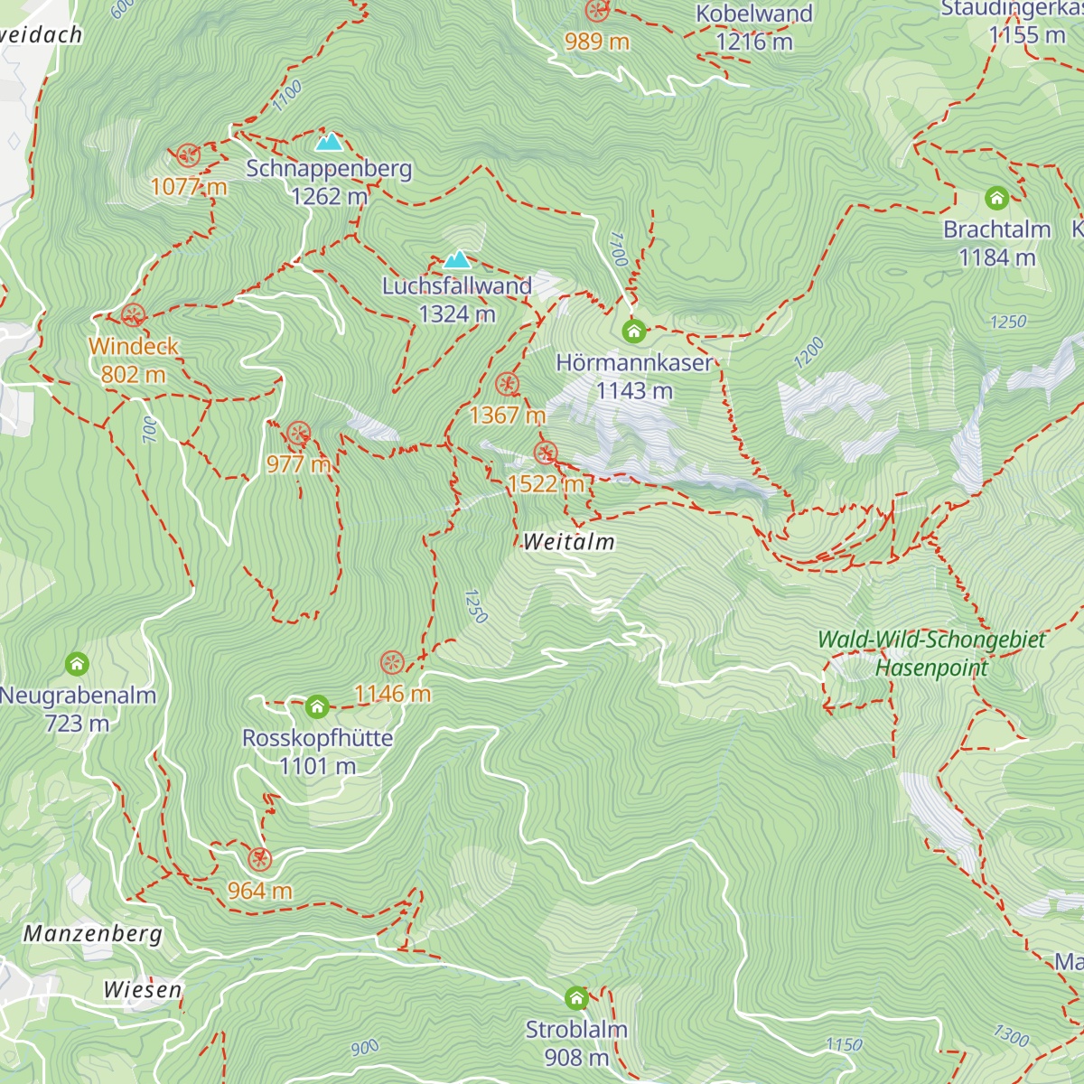Gattererkaser map