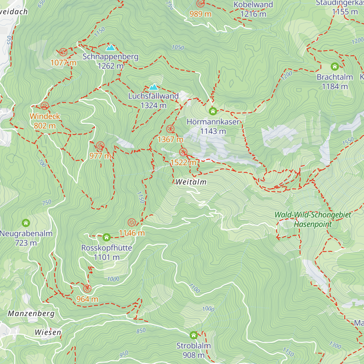 Gattererkaser map