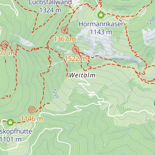 Map of Enzian-Hütte