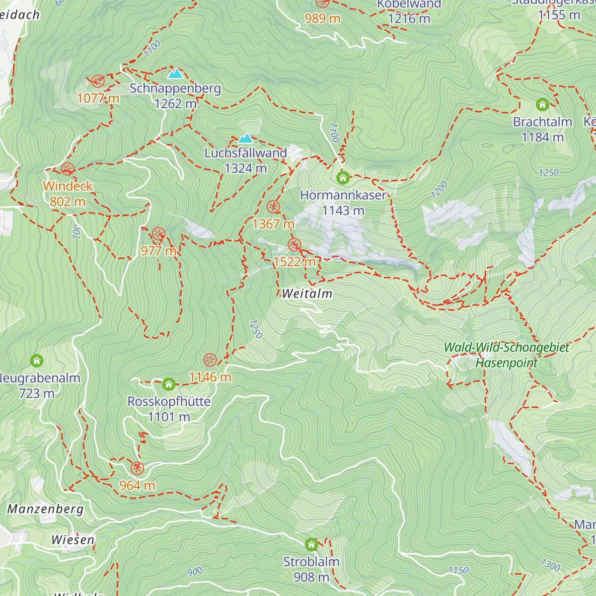 Enzian-Hütte map