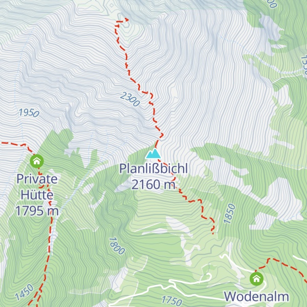 Map of Planlißbichl
