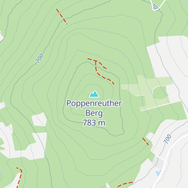 Map of Poppenreuther Berg