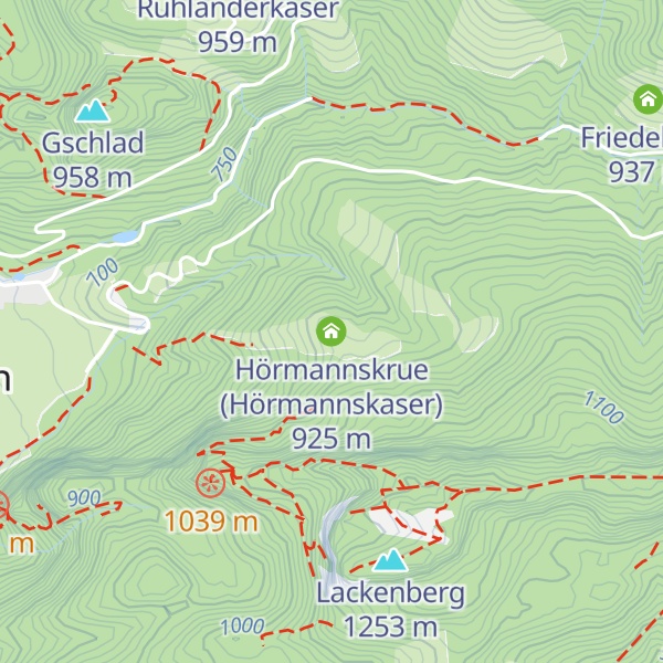 Map of Hörmannskrue  (Hörmannskaser)