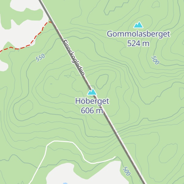 Map of Höberget