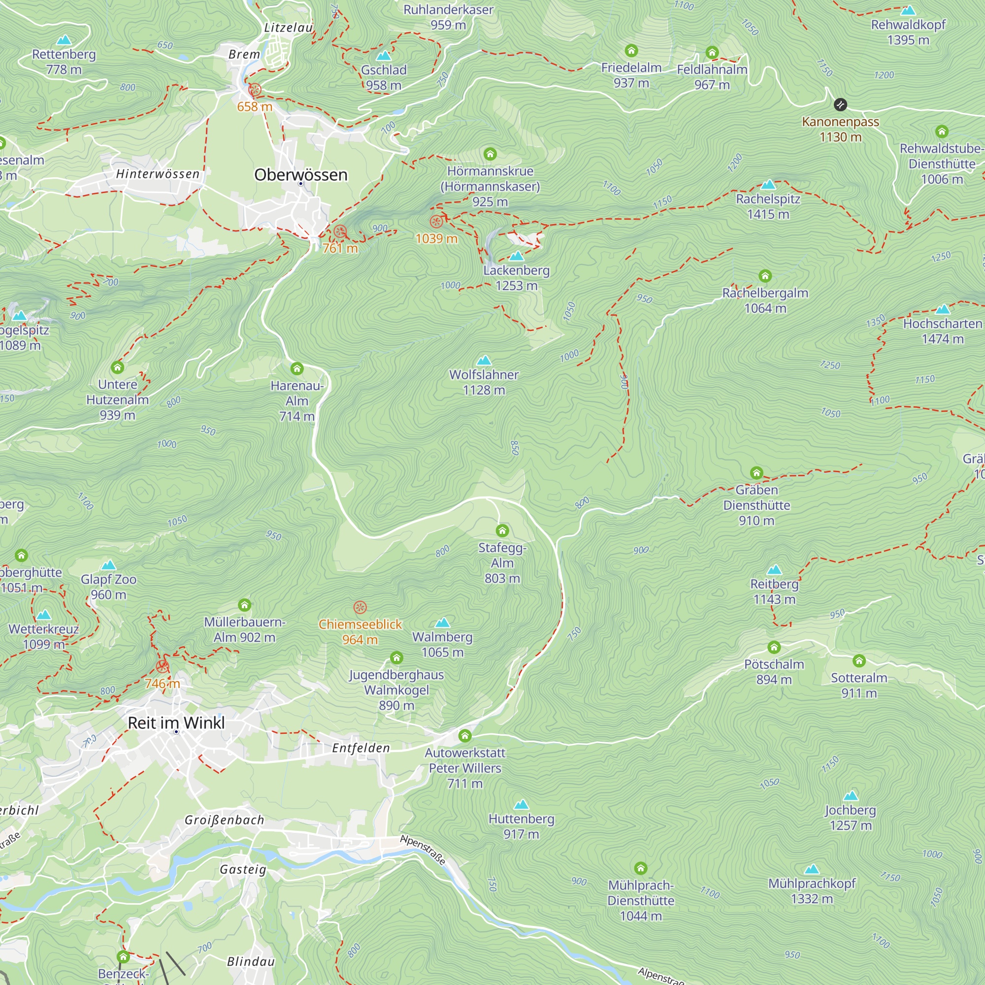 Masererhof map