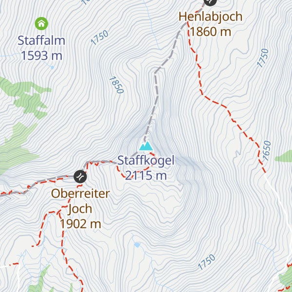 Map of Staffkogel