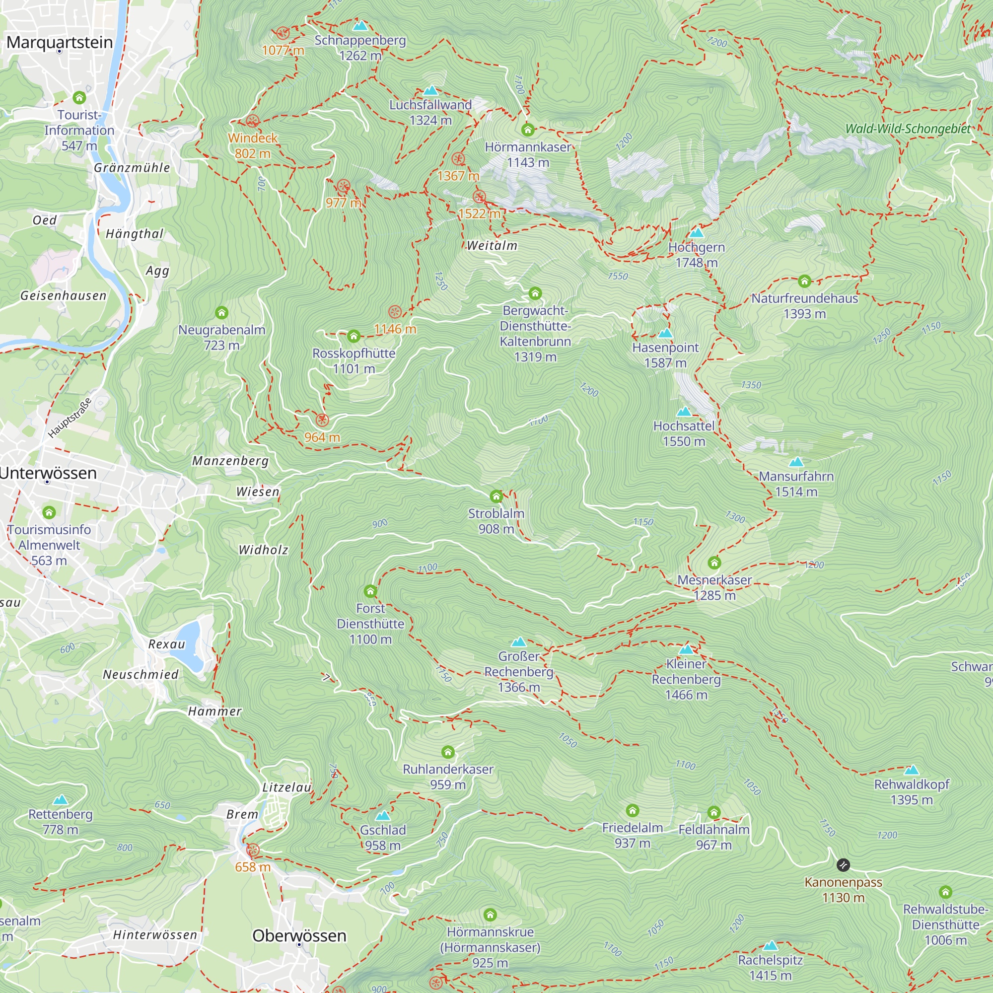 Stroblalm map