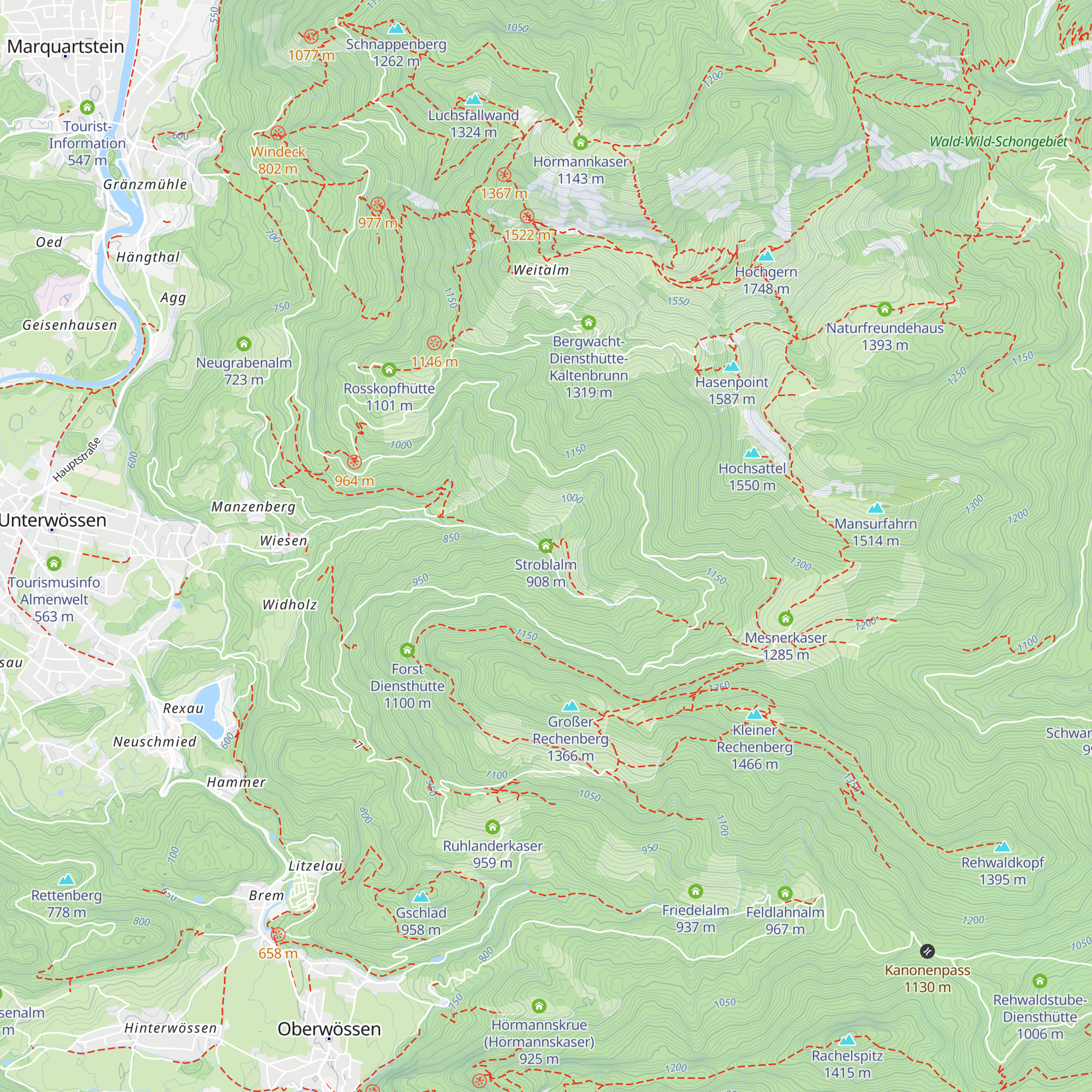 Stroblalm map