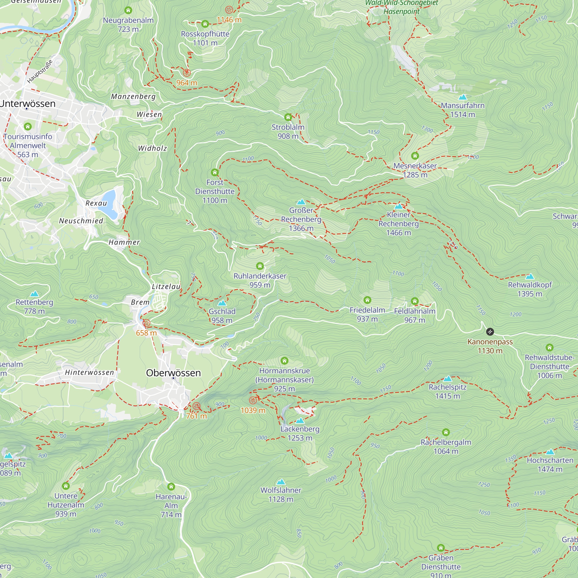 Ehem. Stoibenhaag-Alm map