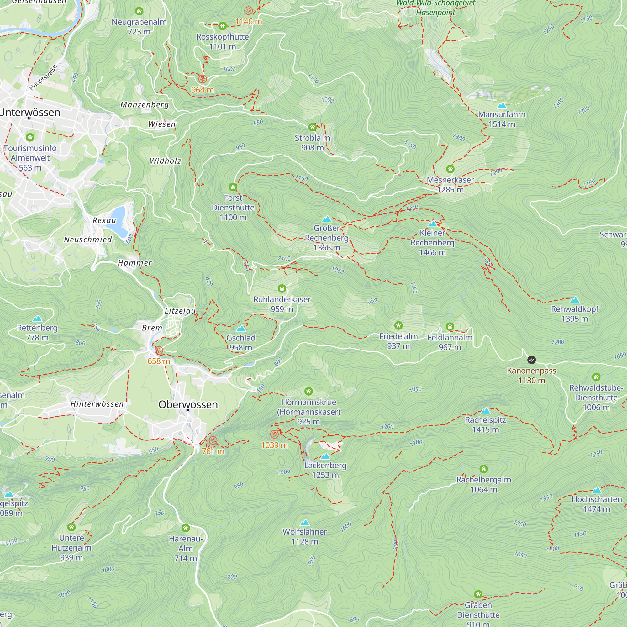 Ehem. Stoibenhaag-Alm map