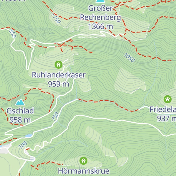 Map of Ehem. Stoibenhaag-Alm