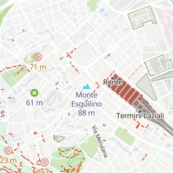 Map of Monte Esquilino