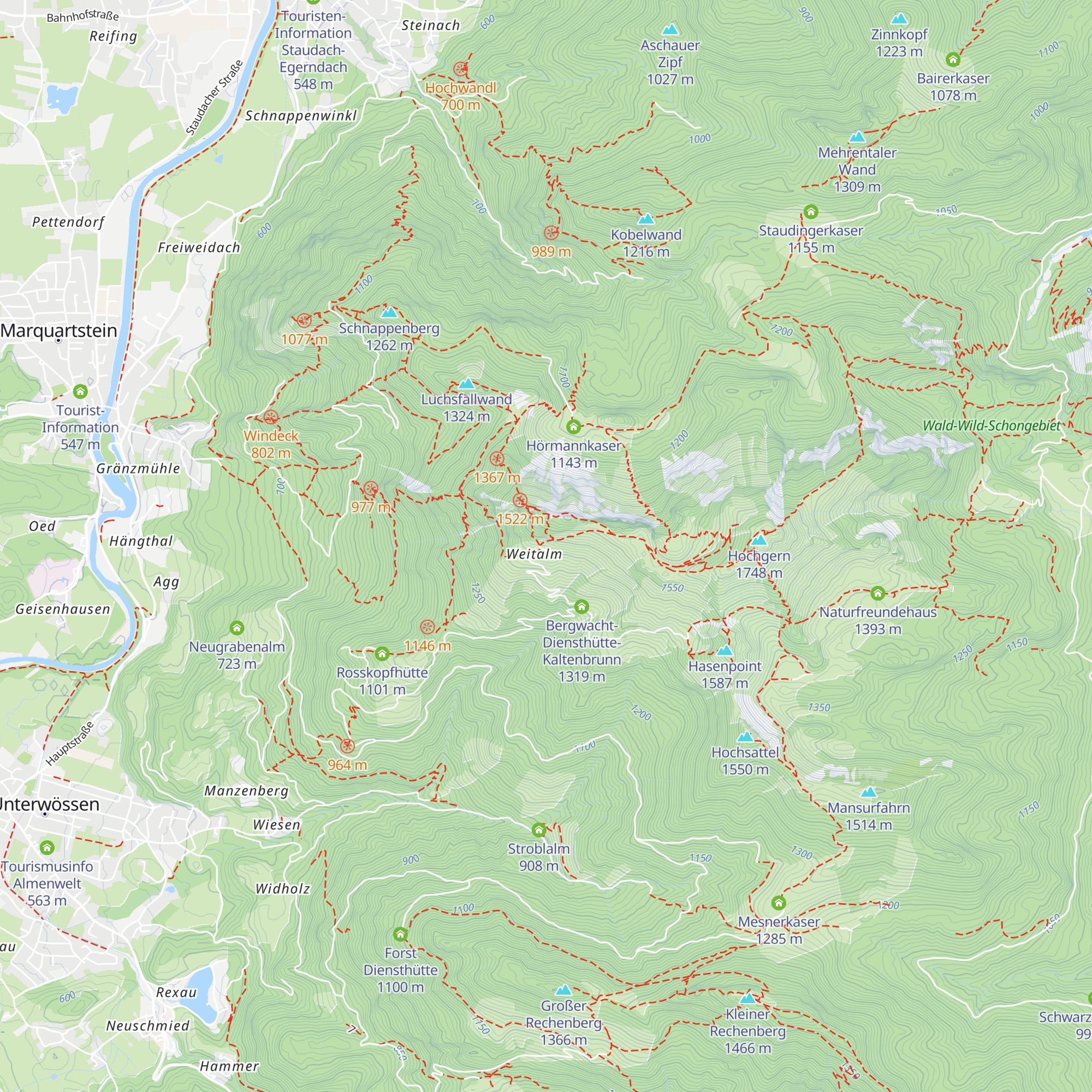Simaskaser map
