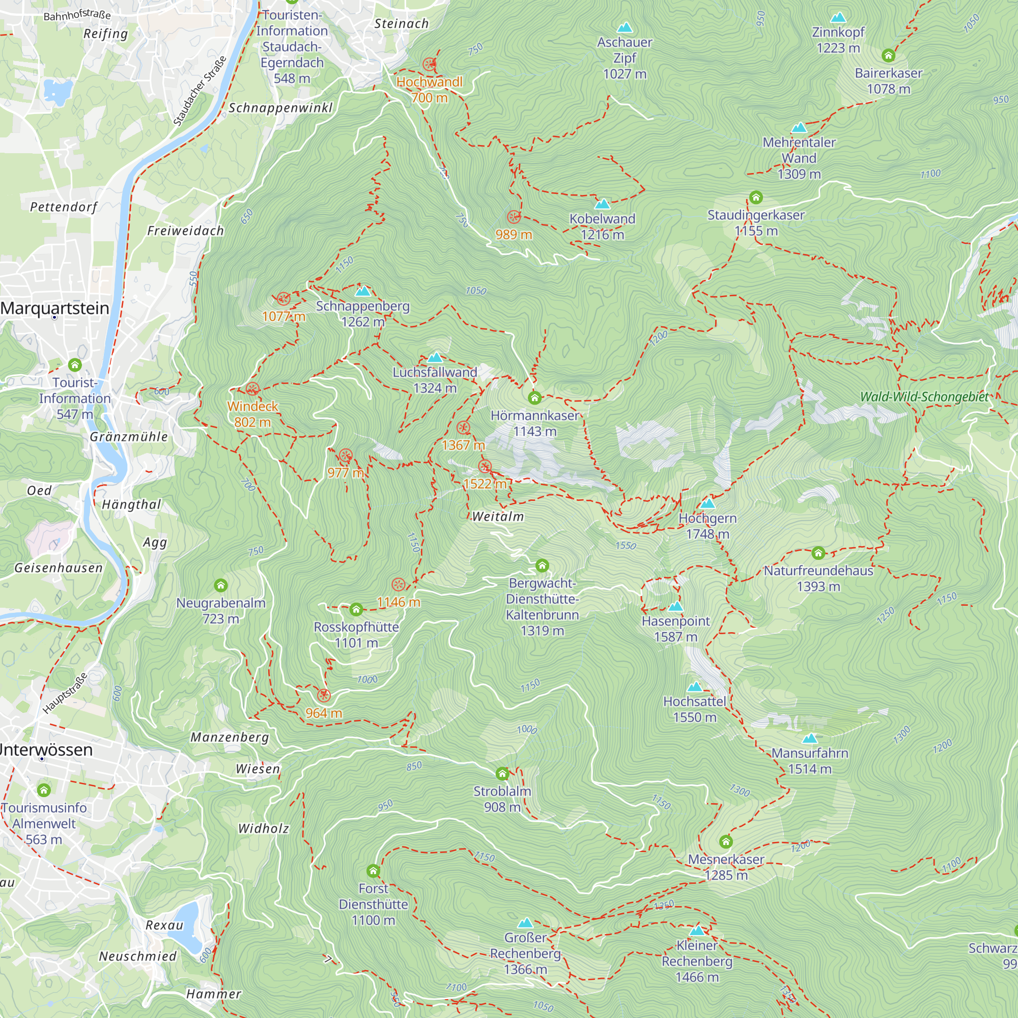 Simaskaser map
