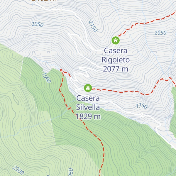 Map of Casera Silvella
