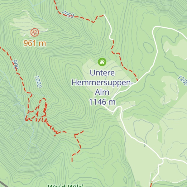 Map of ehem. Feichtenkaser