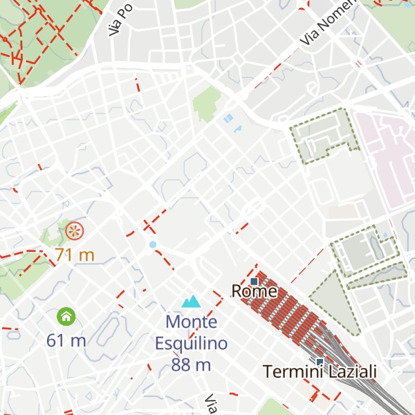 Map of Rifugio romano