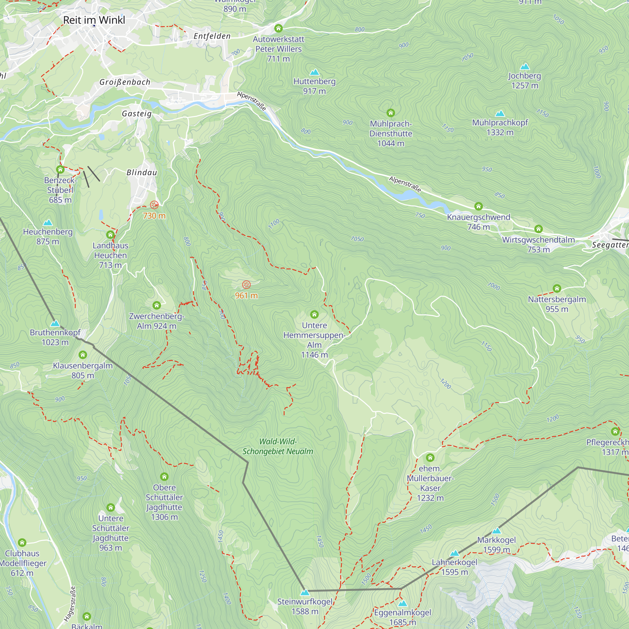 Untere Hemmersuppen-Alm map