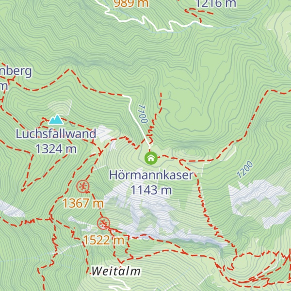 Map of Staudacheralm / Schmiedkaser