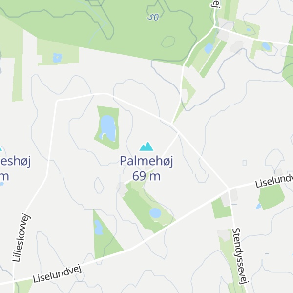 Map of Palmehøj