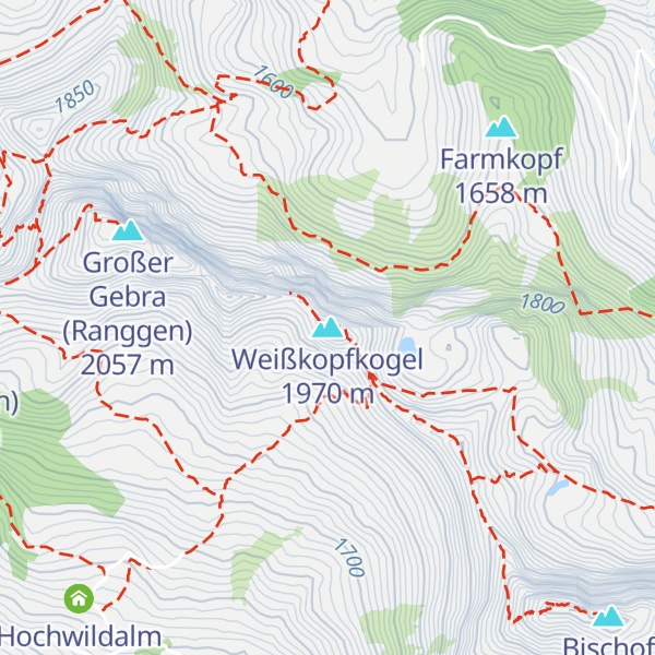 Map of Weißkopfkogel