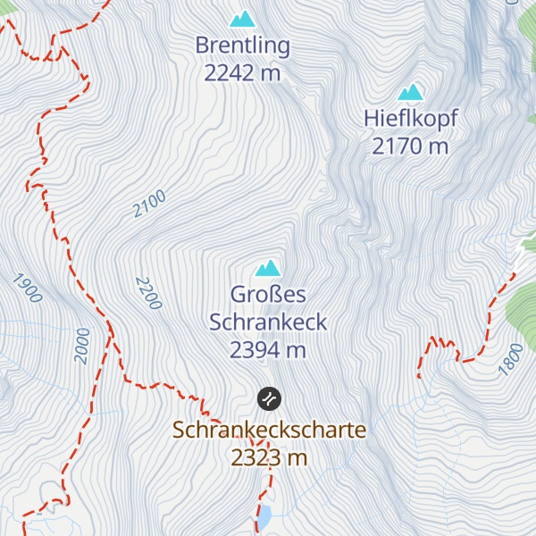 Map of Großes Schrankeck