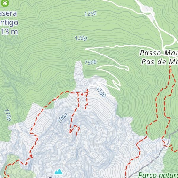 Map of Forte del monte Miaron