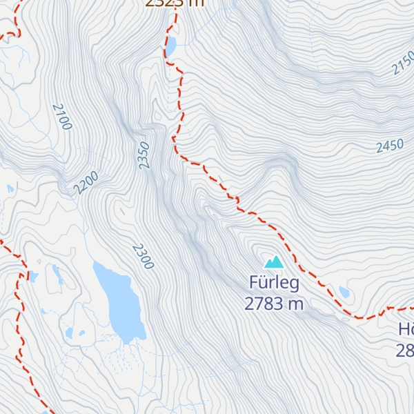 Map of Huggachköpfe