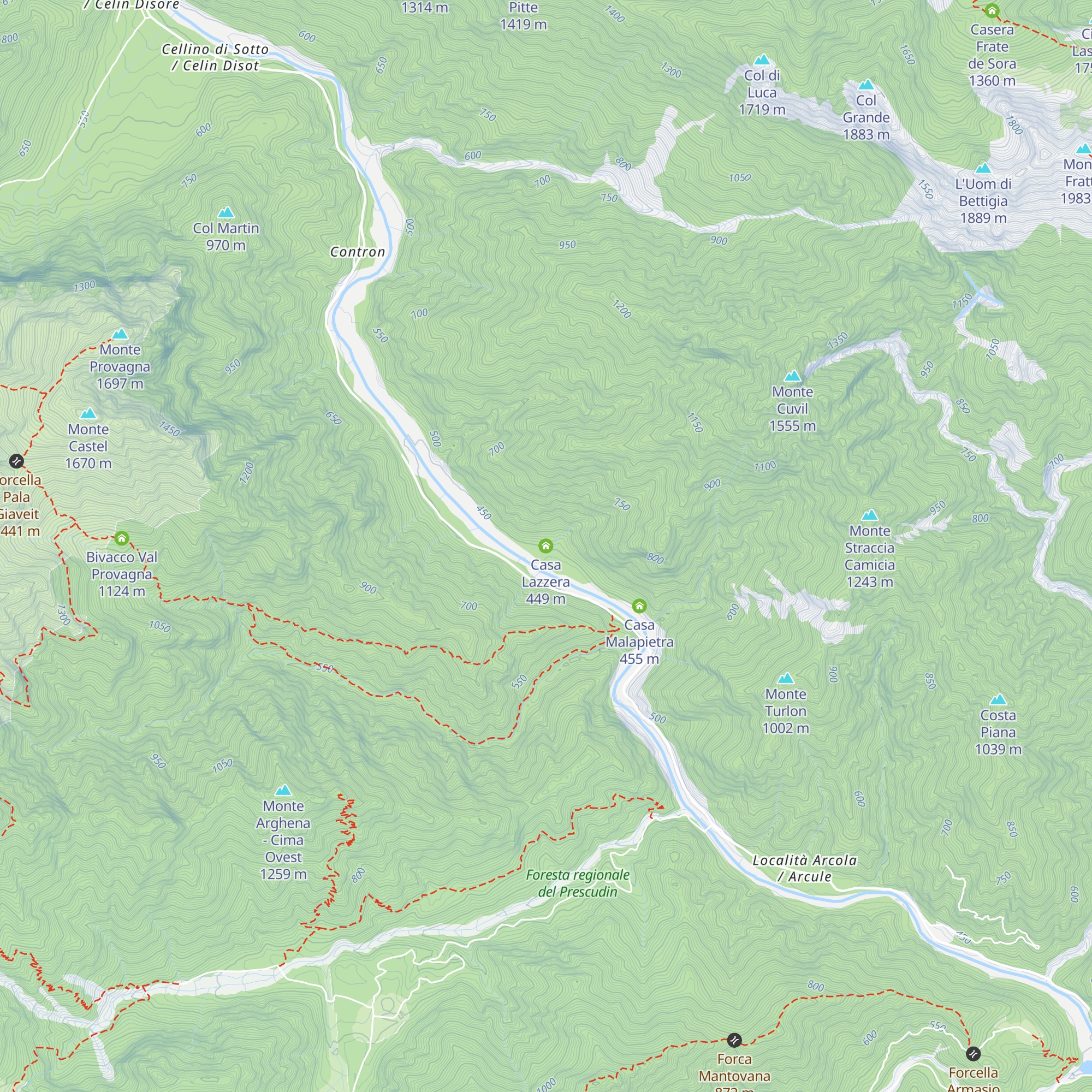 Casa Lazzera map