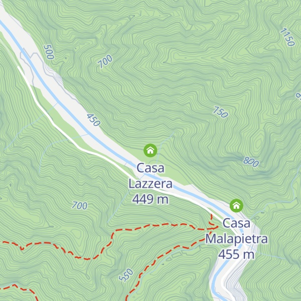 Map of Casa Lazzera