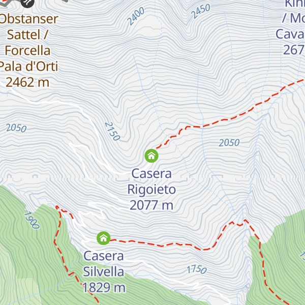 Map of Malga delle Manze