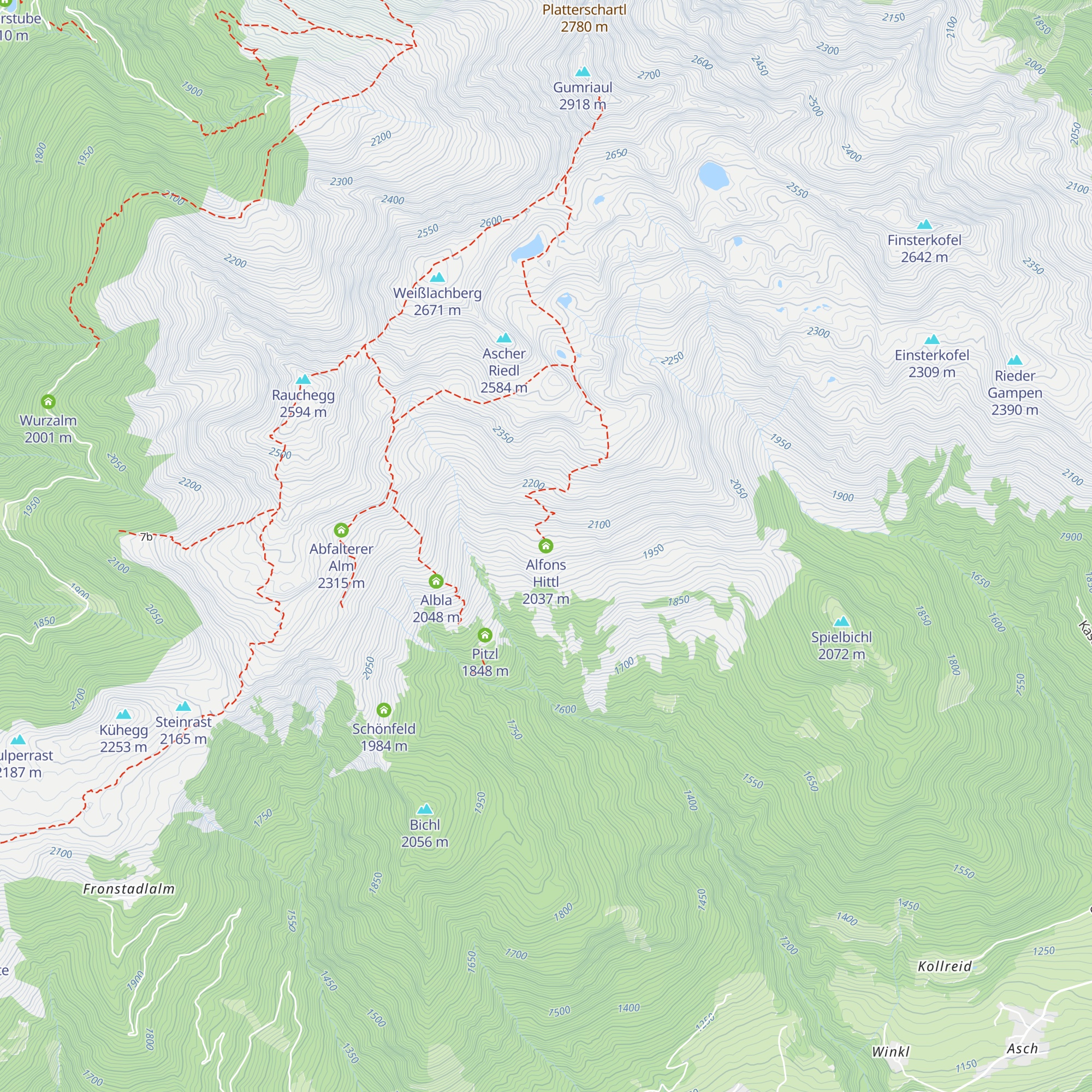 Alfons Hittl map