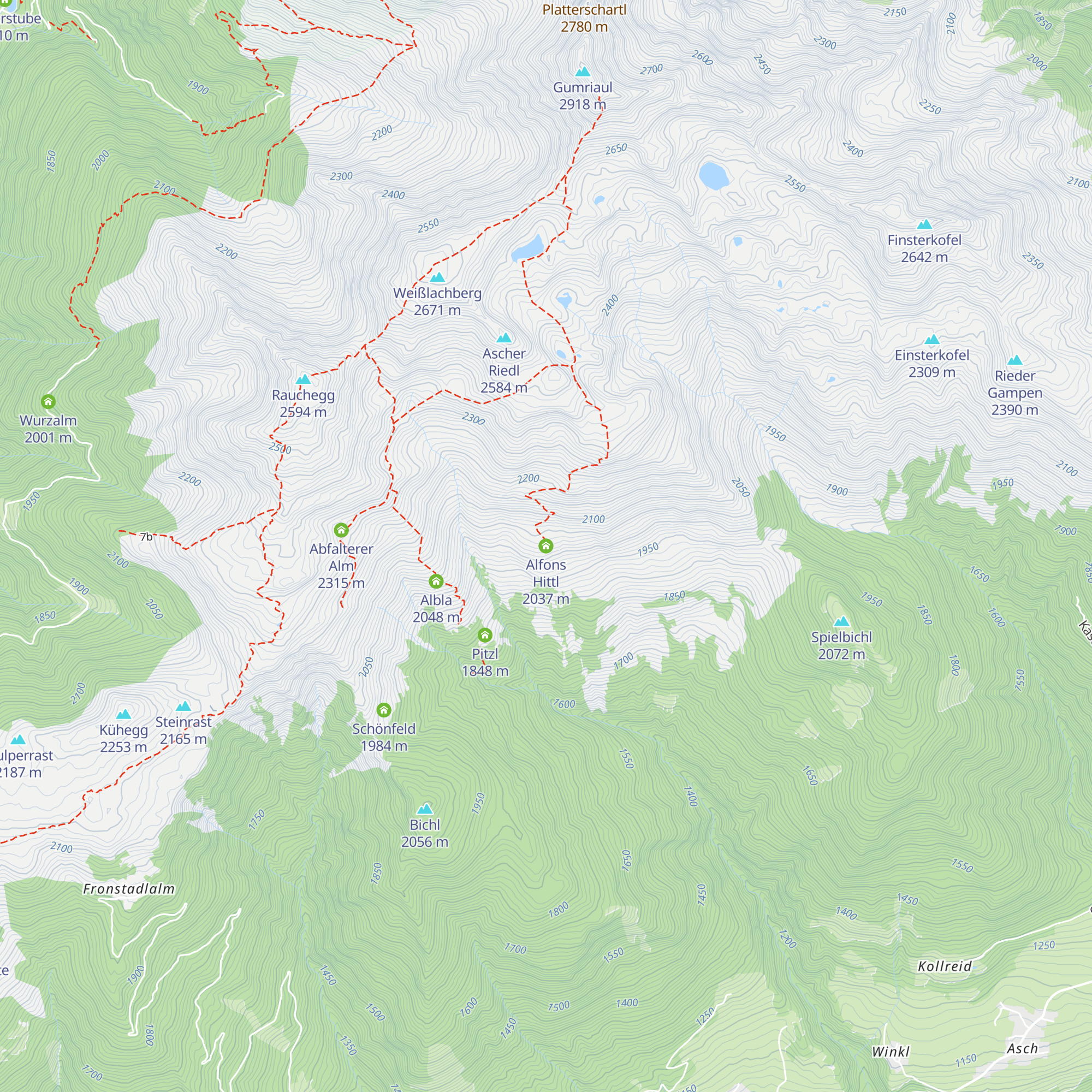 Alfons Hittl map