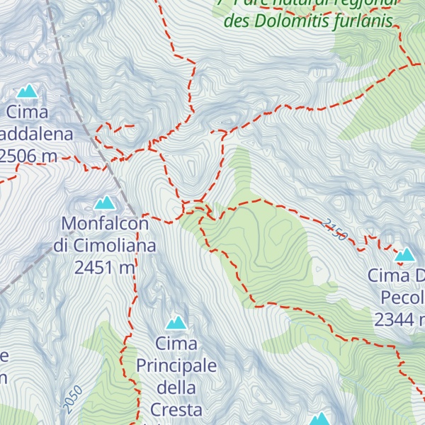 Map of Bivacco Antonio Marchi e Renzo Granzotto