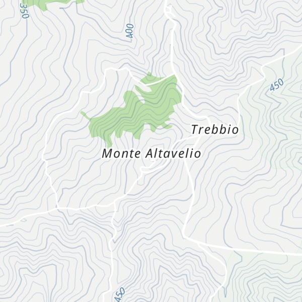 Map of Monte Altavelio