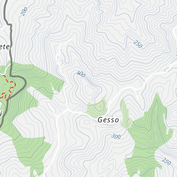 Map of Monte Del Gesso