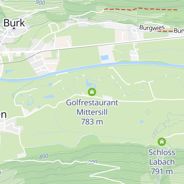 Map of Golfrestaurant Mittersill