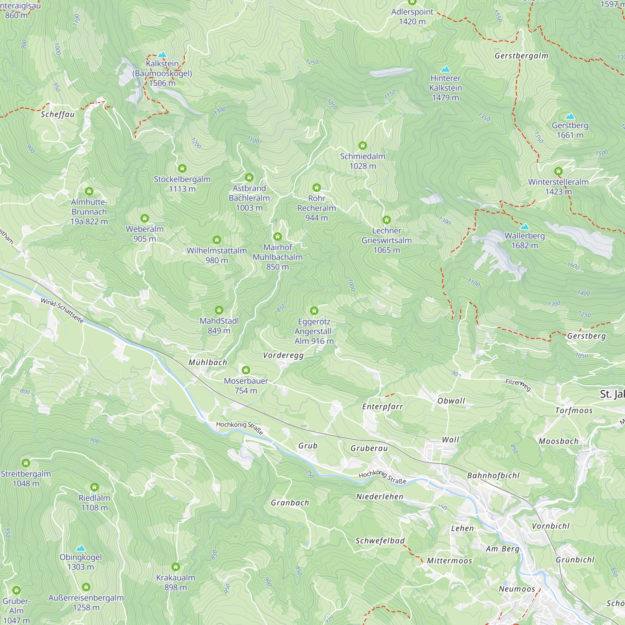 Vordereggalm map