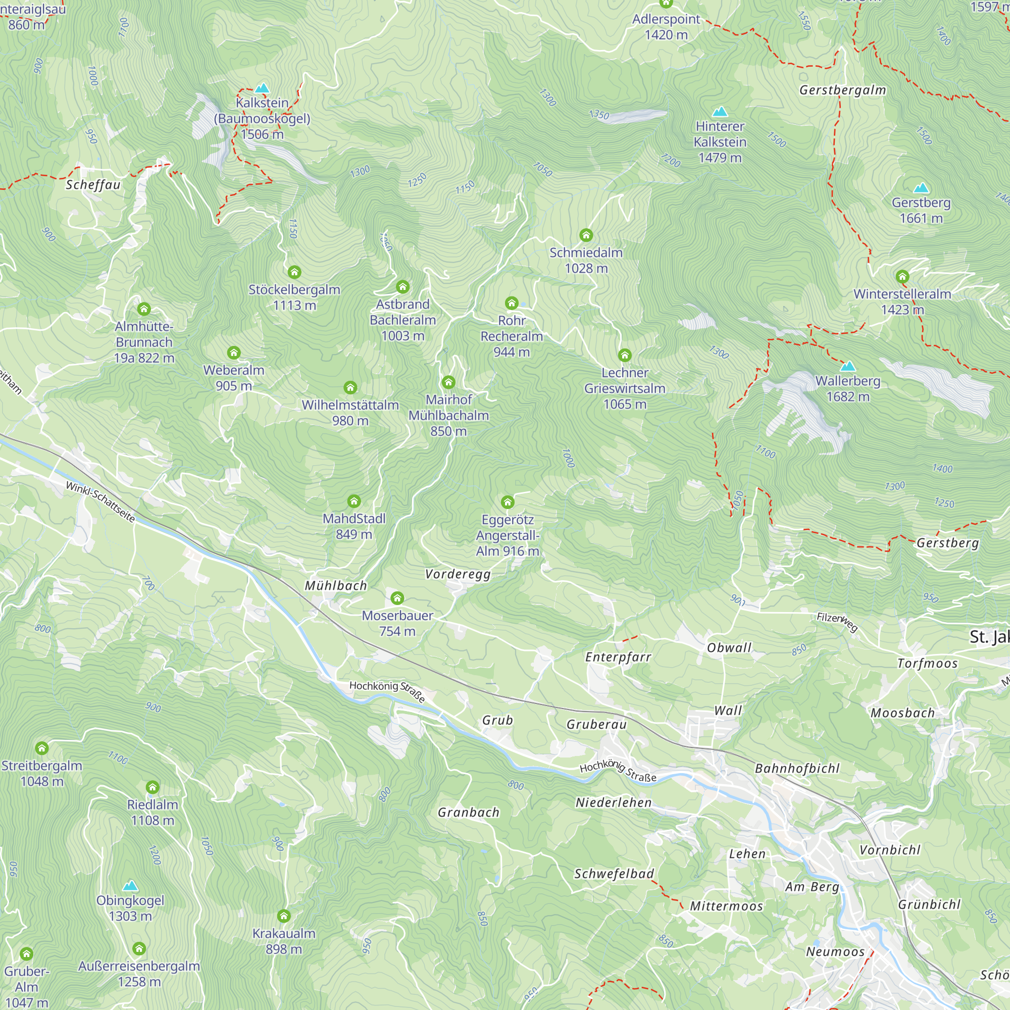 Vordereggalm map