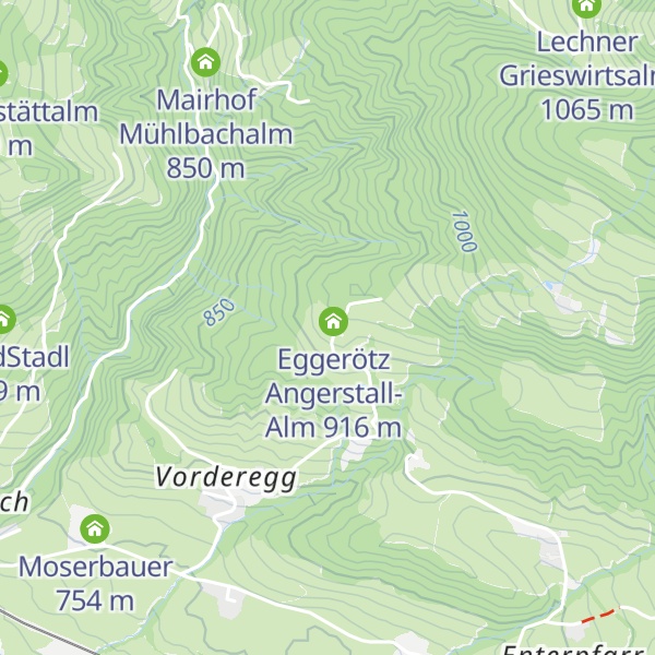 Map of Vordereggalm