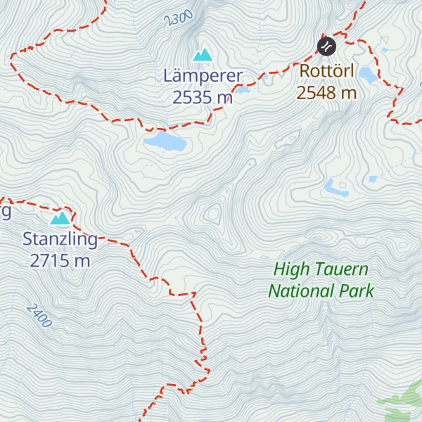 Map of Deferegger Riegel