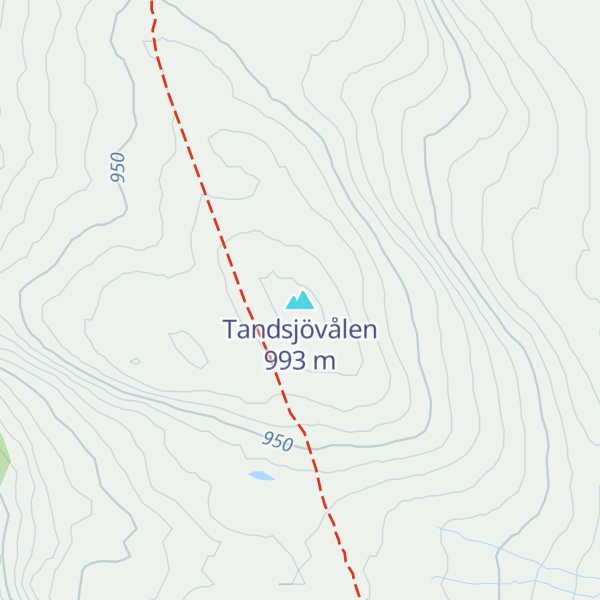 Map of Tandsjövålen