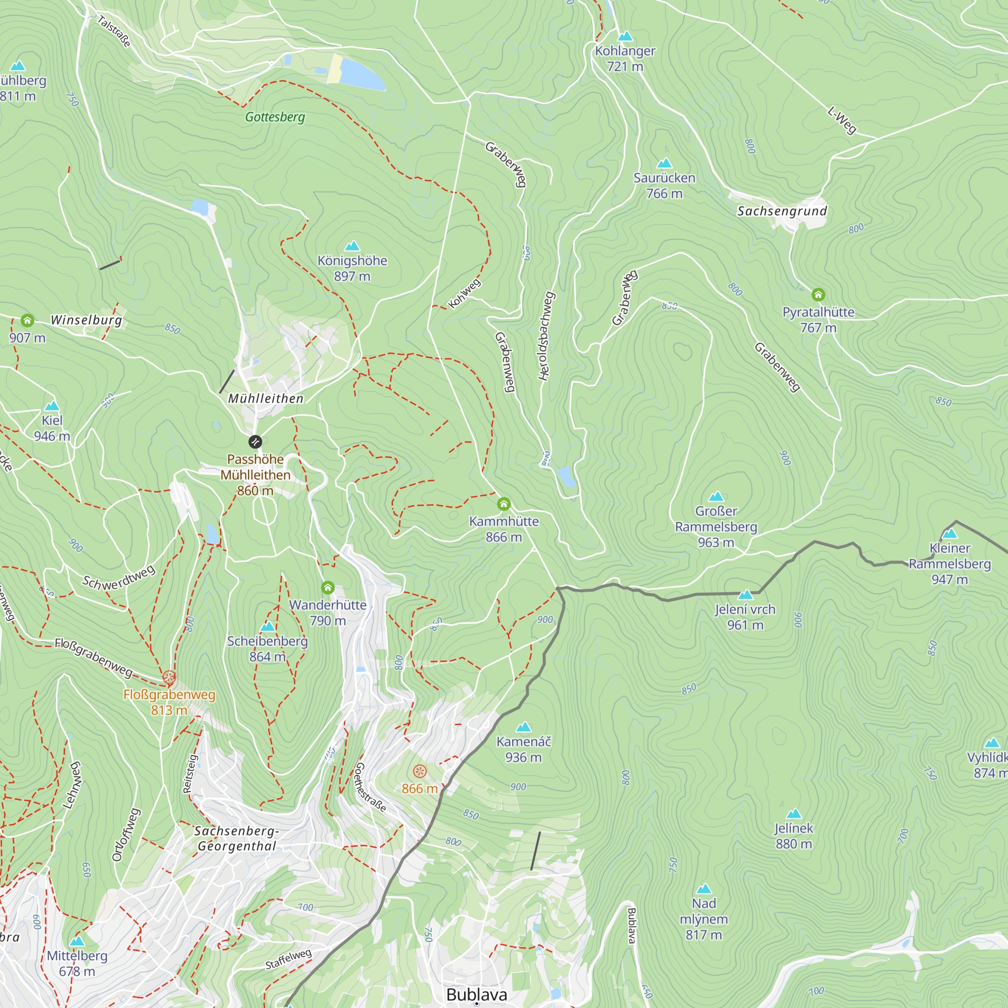 Kammhütte map
