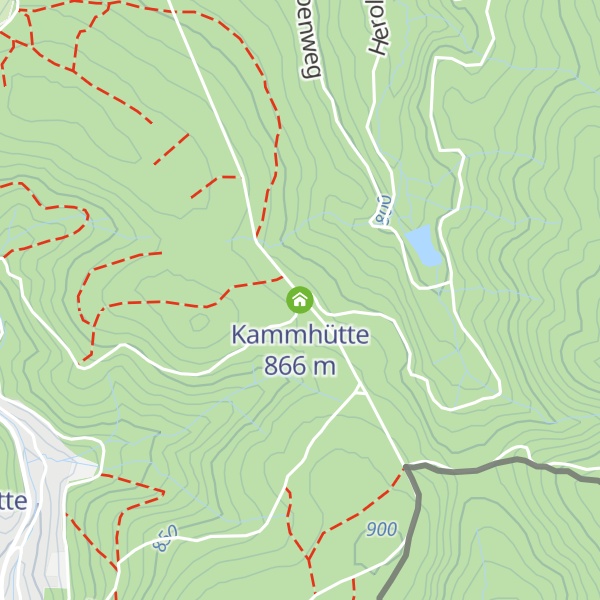 Map of Kammhütte