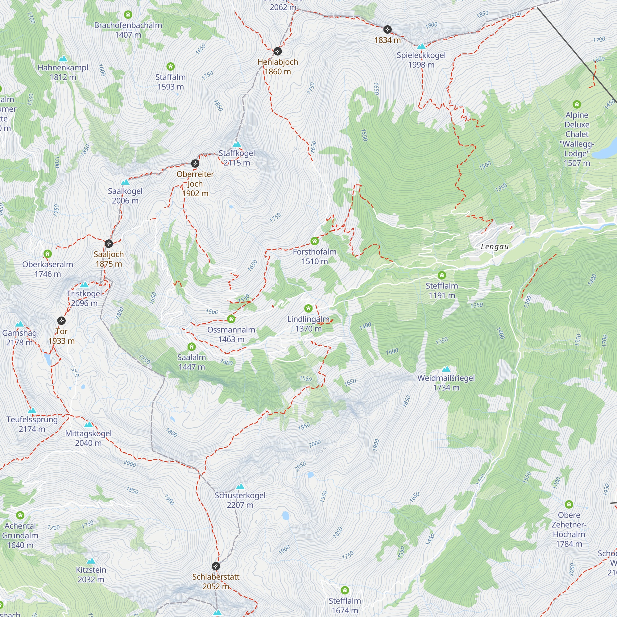Lindlingalm map