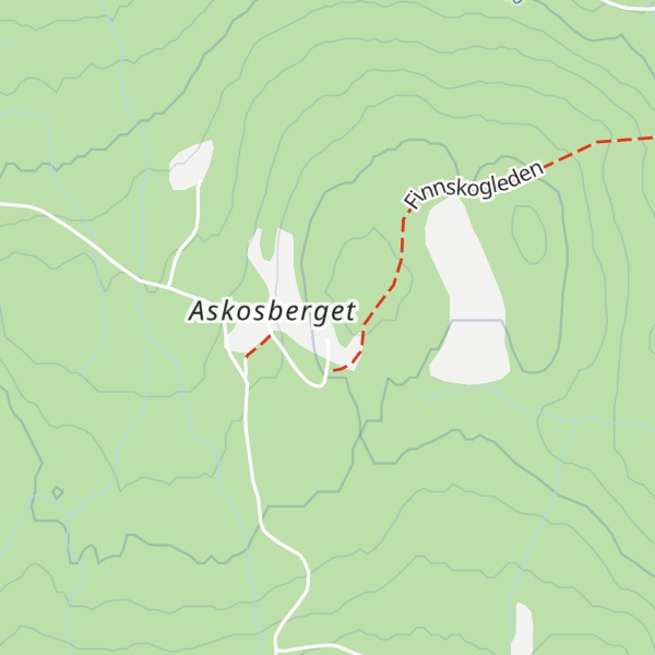 Map of Askosberget, Oppigarden